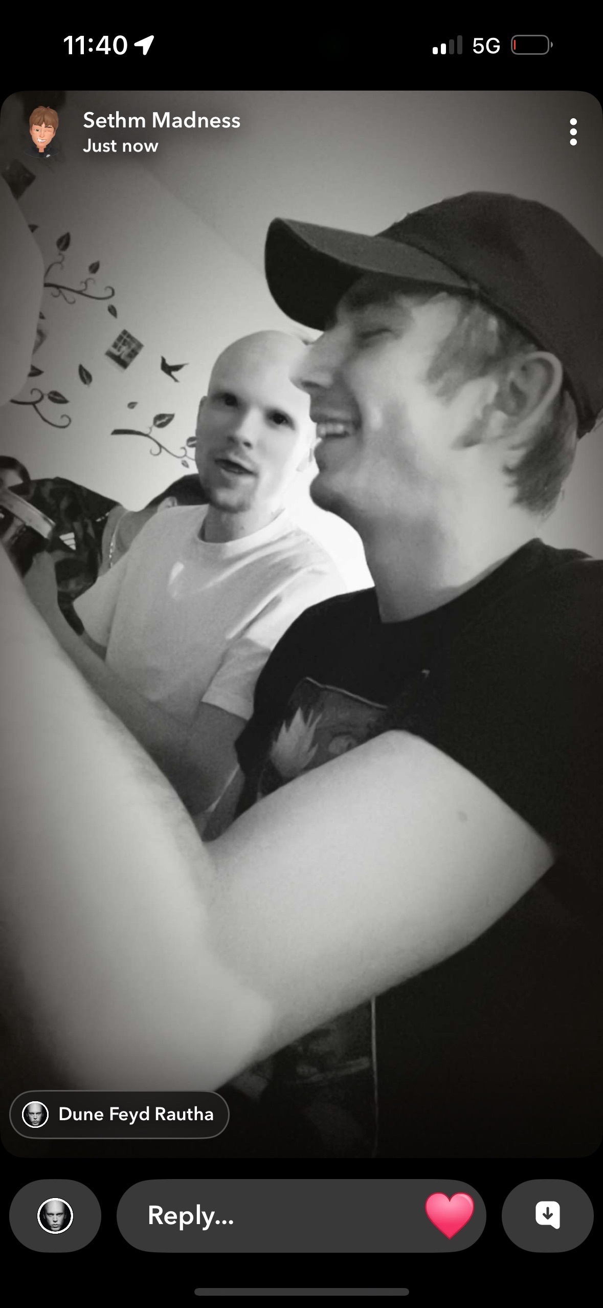 Candid moment